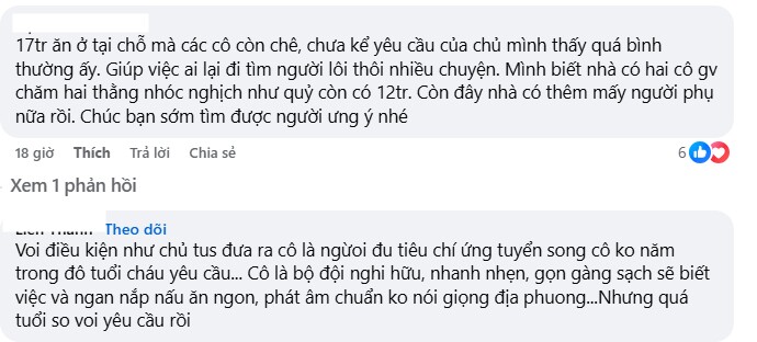Mẹ Hà Nội tuyển giúp việc lương 20 triệu/tháng gây tranh cãi khi đưa ra yêu cầu - 10