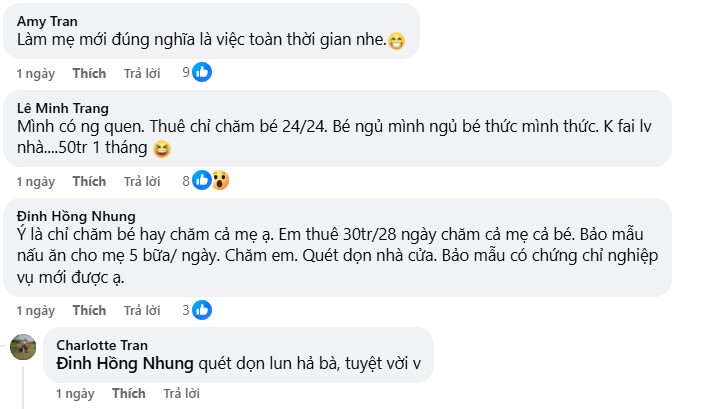 Xôn xao lan truyền bảng lương giúp việc chăm trẻ, dân tình: Đố ông chồng nào dám nói amp;#34;Có mỗi việc ở nhà chăm con...amp;#34; - 7