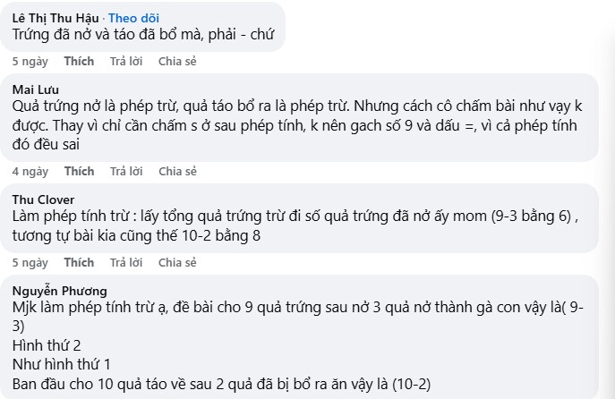 Mẹ Việt thắc mắc vì con làm toán amp;#34;6+3 9amp;#34; bị cô gạch sai, lên mạng hỏi thì tâm phục vì lời giải - 4