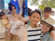 Yêu con - Sống ở nhà nội đại gia, con trai Diệp Lâm Anh mừng rỡ khi gặp mẹ và chị gái, cậu bé 6 tuổi bảnh bao hệt bố, học quốc tế 2 tỷ/năm