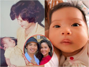 Yêu con - Con gái Hoa hậu H'Hen Niê giống y chang bố đạo diễn lúc nhỏ: Vầng trán rộng, mũi cao, tóc rậm