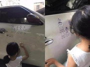 Yêu con - Bố tức giận khi thấy con gái vẽ bậy lên xe ô tô đắt tiền, khi bức tranh hoàn thành, ông hối hận