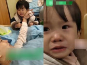 Yêu con - Bé gái 2 tuổi khóc suốt 40 phút khi thấy mẹ đau vì sinh em, hôn lên mặt mẹ rồi nói một câu khiến cả phòng nghẹn ngào