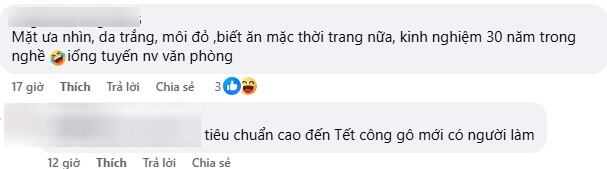 Ông bố HN tuyển giúp việc lương 10 triệu/tháng, yêu cầu như tìm hoa hậu: Người vừa không béo, không mùi cơ thể - 5