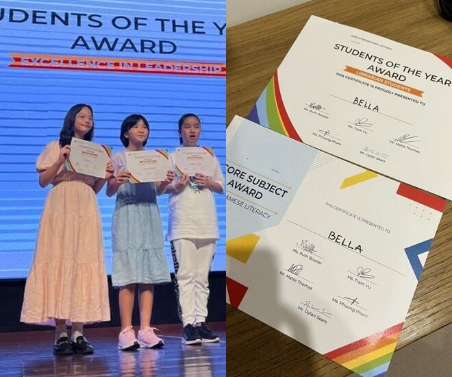 Con gái lớn của Phạm Quỳnh Anh, Tuệ Lâm, rất giỏi ngoại ngữ. Bé có khả năng sử dụng tiếng Anh trôi chảy, giao tiếp như người bản xứ.