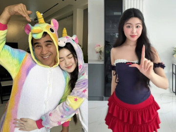 Quyền Linh chiều con gái, 56 tuổi "hóa thú" nhảy dễ thương cùng ái nữ, bà xã chẳng ngại mà còn vào khen nịnh