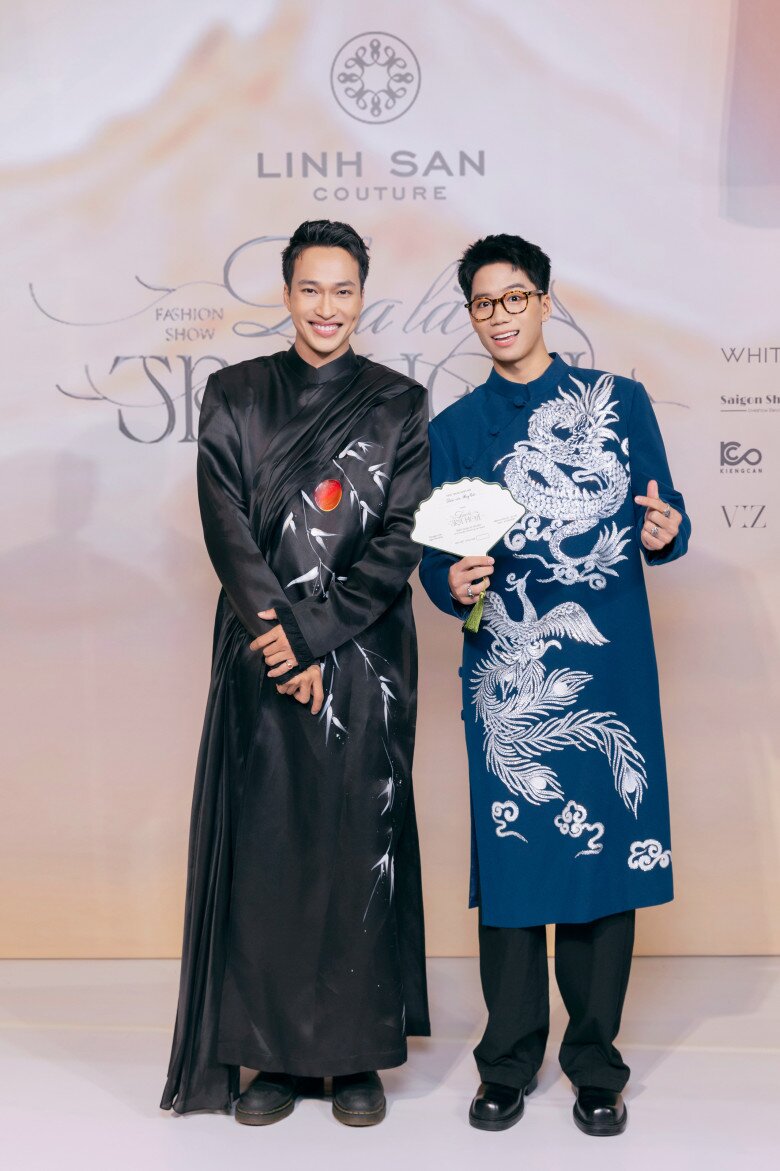 Diễn viên phim Mưa đỏ: Trần Gia Huy và Lâm Thanh Nhã.