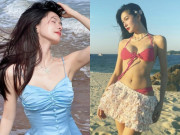 Thời trang - Gái xinh Đỗ Yên Đan khoe vóc dáng nuột nà ở biển Phú Yên