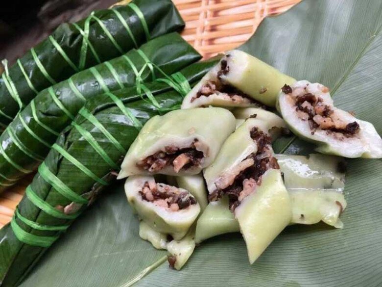 Bánh được gói dân dã, từng được làm để tiến vua.