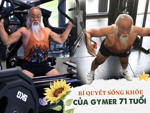 71 tuổi vẫn đến phòng gym đẩy tạ 400kg, người đàn ông chia sẻ bí quyết sống khỏe, vượt bệnh tật