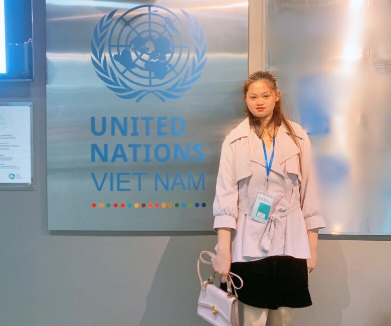 Trong tương lai, nữ sinh muốn tạo ra nhiều cơ hội cho người khuyết tật thông qua ngành học của mình.