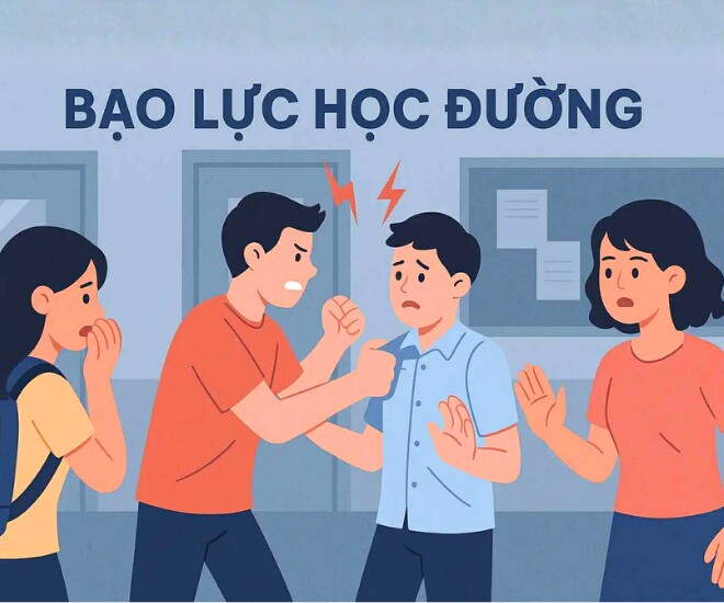 Bạo lực học đường ngày càng gia tăng, gây bức xúc trong dư luận và xã hội. Ảnh minh họa. 