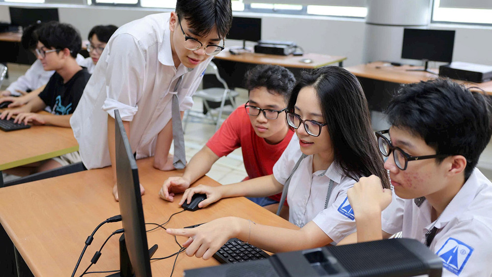 Học sinh THPT Chuyên Hà Nội - Amsterdam luôn được chú trọng phát triển kỹ năng để tiếp cận xu thế chung của thế giới.