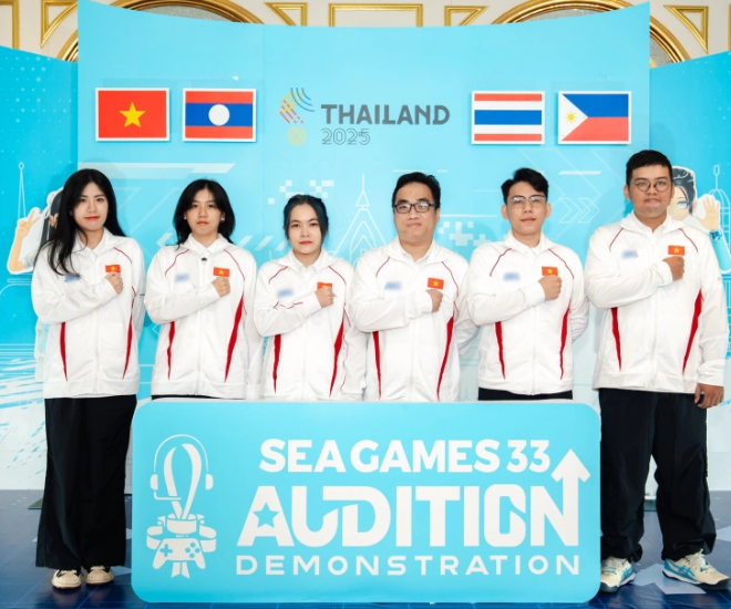 Đội tuyển Esports Audition Việt Nam sẽ tham dự SEA Games 33 với 6 thành viên. Họ sẽ tranh tài với các đối thủ như Thái Lan, Philippines, Lào.