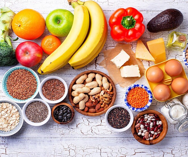 Một chế độ dinh dưỡng đa dạng, cân bằng là cách tăng đề kháng bền vững nhất cho trẻ. Ảnh minh họa. 