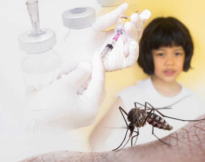 Tiêm vắc xin là một trong số những biện pháp phòng bệnh sốt xuất huyết. Ảnh minh họa.