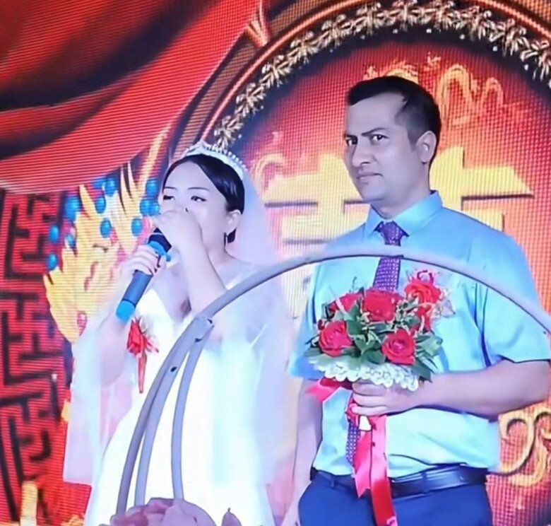 Đám cưới của cặp đôi ở Trung Quốc.