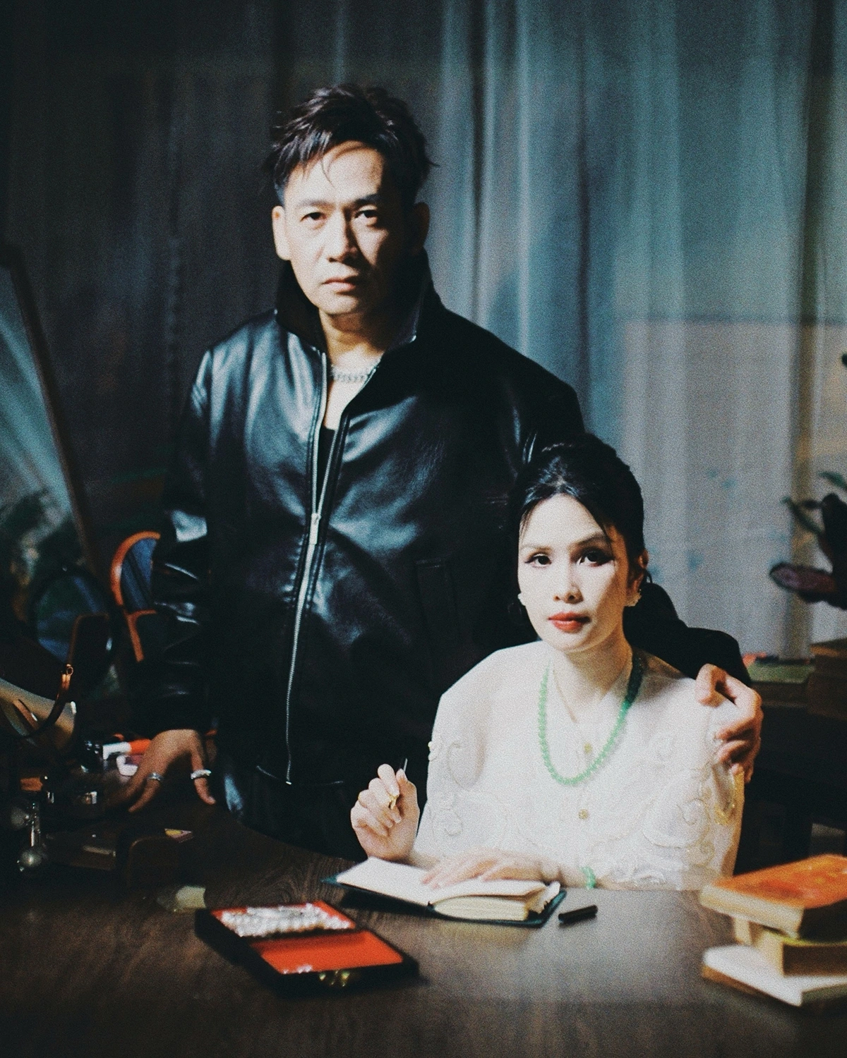 Ca sĩ Duy Mạnh và bà xã Huyền Cầm đã bên nhau từ thuở hàn vi.