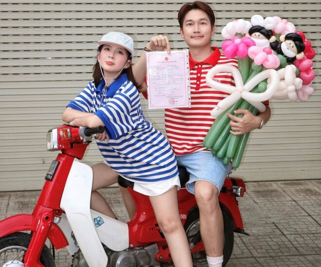 Đình Tú và Ngọc Huyền.