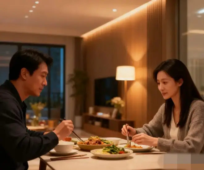 Tôi từng ngồi chờ chồng về ăn cơm trong mùi nước hoa lạ. (Ảnh minh họa)