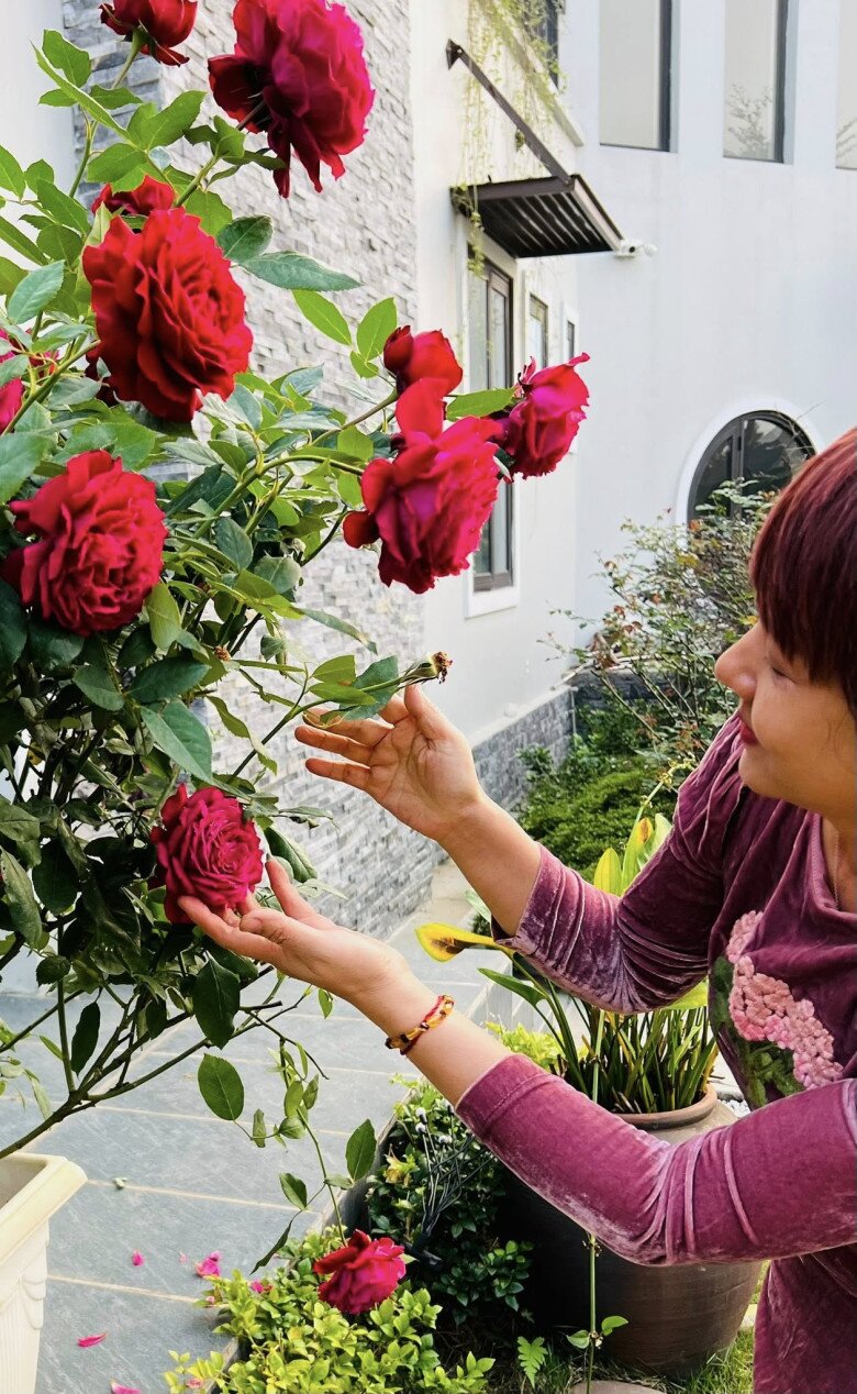 Diễm Quỳnh cho biết loài hoa này thơm nức mũi.