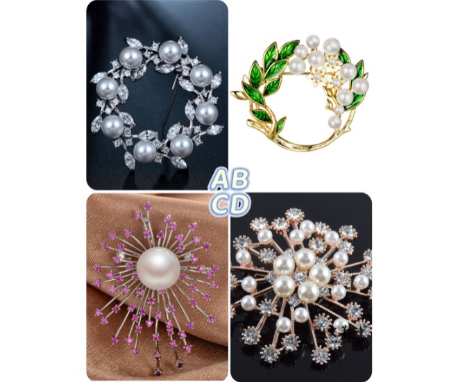 Trắc nghiệm: Bạn thích chiếc trâm cài áo nào? Khám phá hôn nhân mà trời ban cho bạn - 1