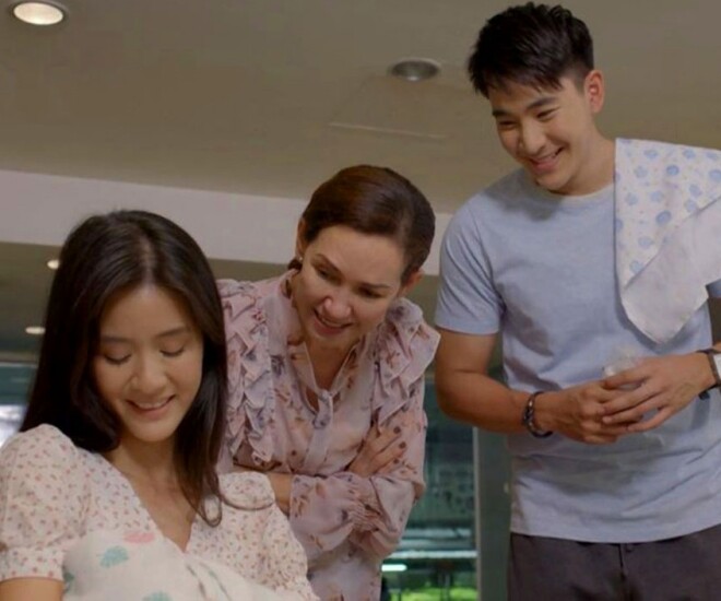 Khi con dâu sinh con, tôi đã qua nhà nó ở để chăm cháu nội. (Ảnh minh họa)