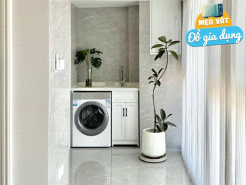 Máy giặt nên đặt ở ban công hay trong nhà vệ sinh? Nghe phân tích của người có kinh nghiệm, tôi mới biết mình đã sai