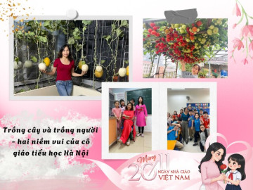 Cô giáo Hà Nội gieo mầm xanh từ vườn rau sân thượng 150m2 đến lớp học: Hạnh phúc là khi thấy rau xanh, trò tiến bộ từng ngày