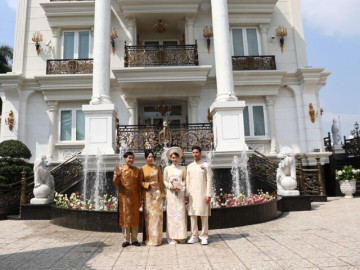 Bên trong biệt thự từng lên sóng Đài TH Hàn Quốc, nơi diễn ra lễ ăn hỏi Tiên Nguyễn với chồng gốc Dubai, có gì đặc biệt?