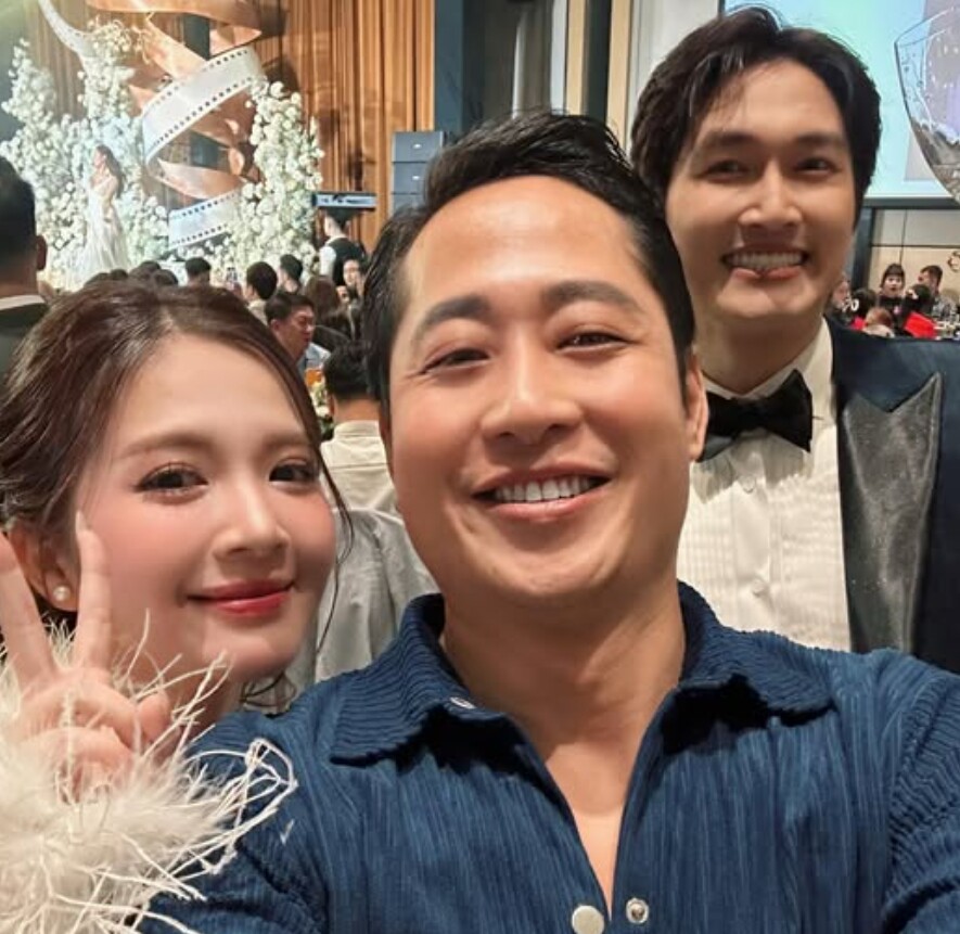 Diễn viên Mạnh Hưng chúc phúc đến đôi uyên ương: Chúc mừng hạnh phúc 2 em.