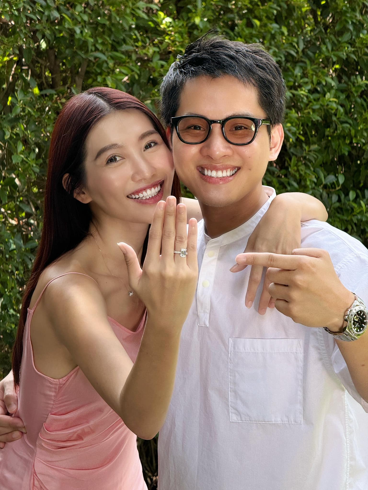 Trước khi về chung nhà, Quỳnh Châu và Ngọc Phát có nhiều năm hẹn hò.