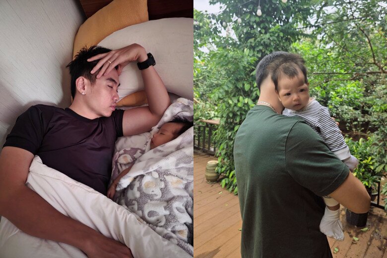 Ông xã HHen Niê hết mực yêu chiều ái nữ.