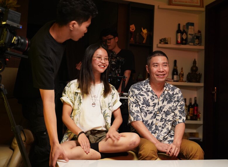 Thục Anh từng thấy bố khó tính, nghiêm khắc.