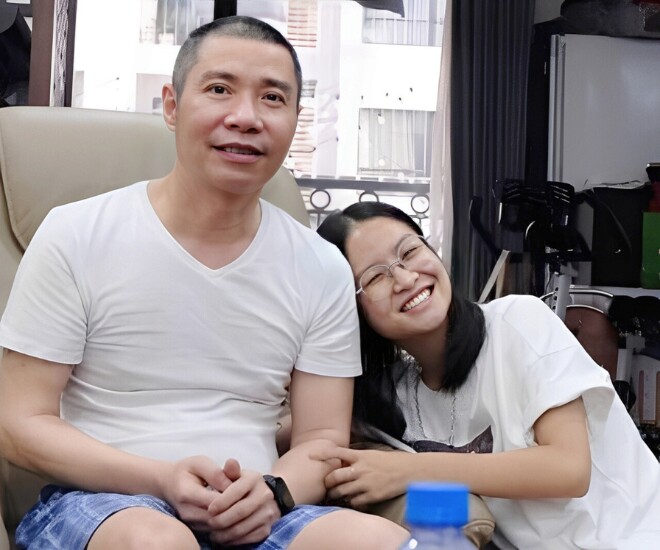 NSND Công Lý có con gái đầu lòng là Thục Anh.