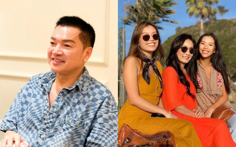 Hậu ly hôn, Quang Minh giữ quan hệ tốt đẹp với Hồng Đào, luôn quan tâm cuộc sống của 2 con.