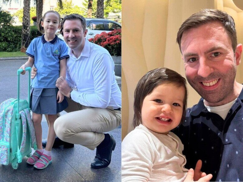 Chồng cũ của Lan Phương đều đặn thăm các con vào cuối tuần.