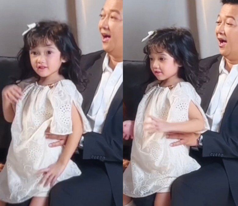 Bé Destiny khiến nhiều người xuýt xoa vì ngoại hình ngày càng xinh xắn.