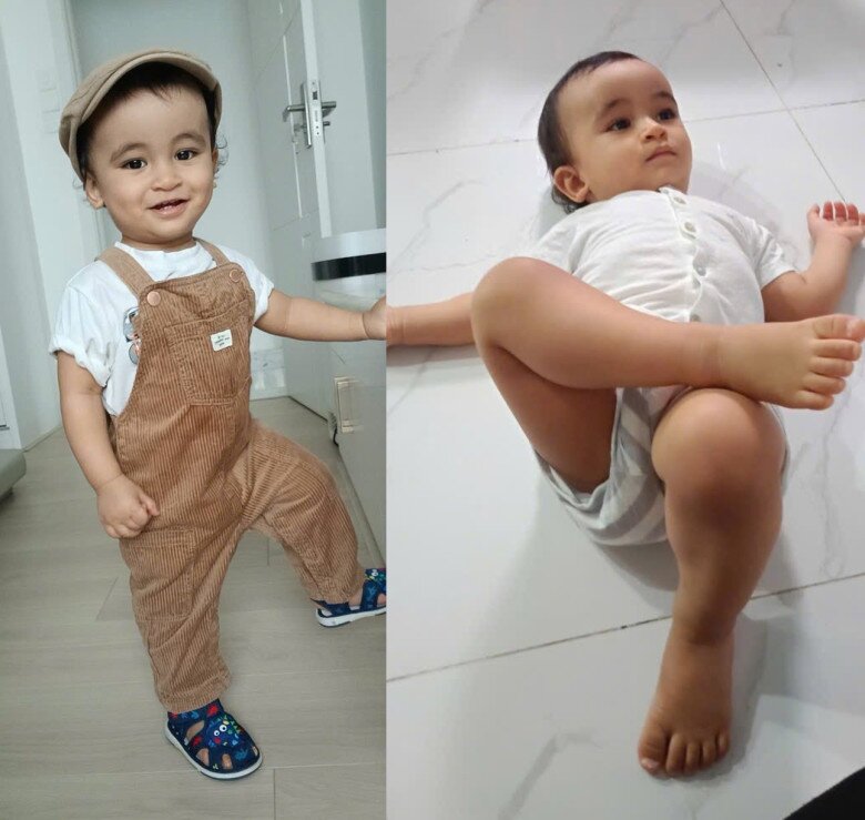 Bé Milo đốn tim người xem khi có điệu bộ như cụ non.