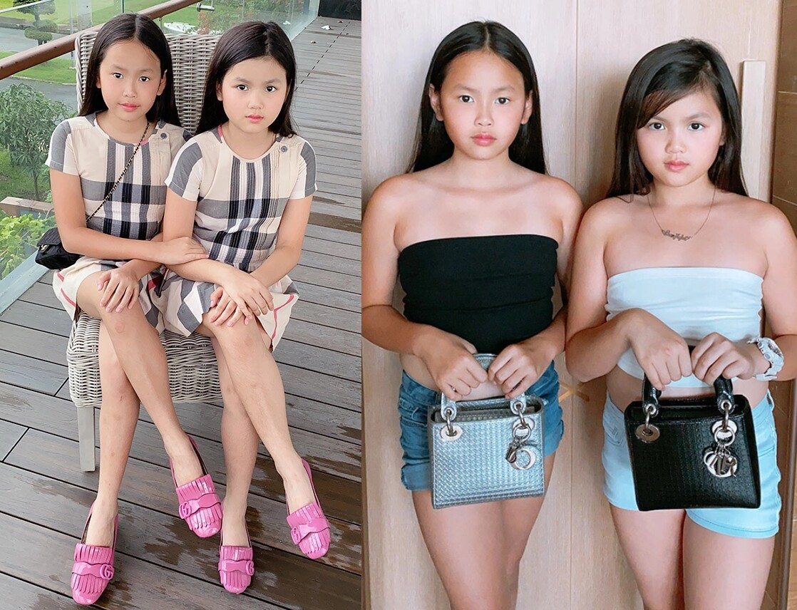 Phương Lê có 2 con song sinh là Chiêu Nghi - Băng Nghi.