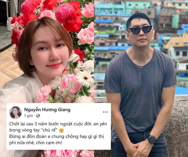 Hương Giang công khai diện mạo của chồng.