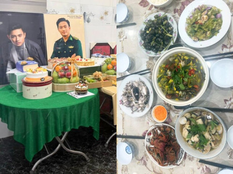 Em ruột NSƯT Quý Bình tổ chức sinh nhật cho anh trai quá cố, dọn mâm cỗ đủ đầy nhớ thương người đã khuất