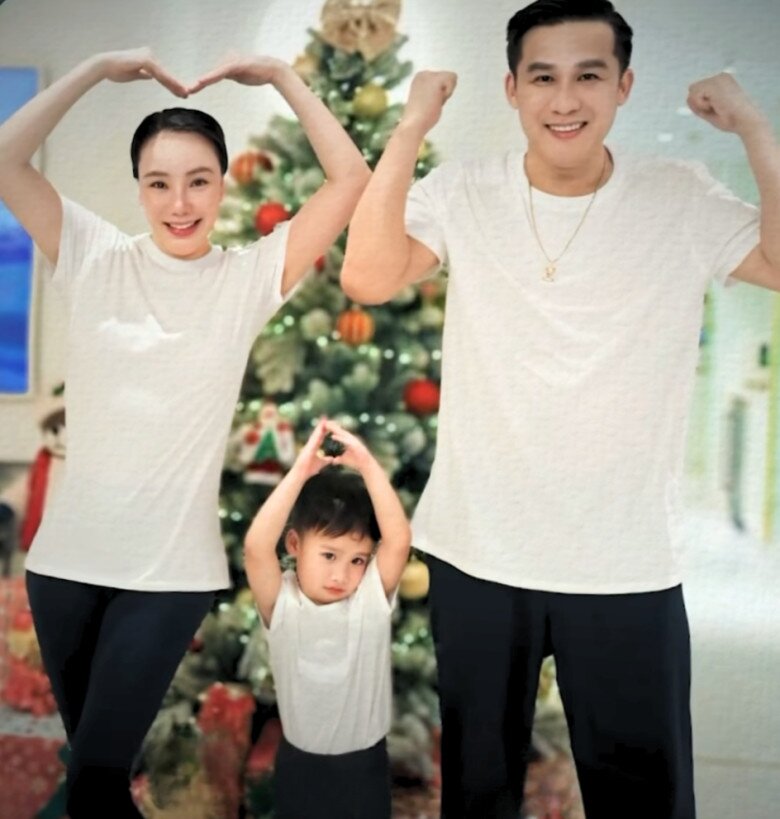 Đối với vợ chồng Hồ Quỳnh Hương, con trai là một phép màu.