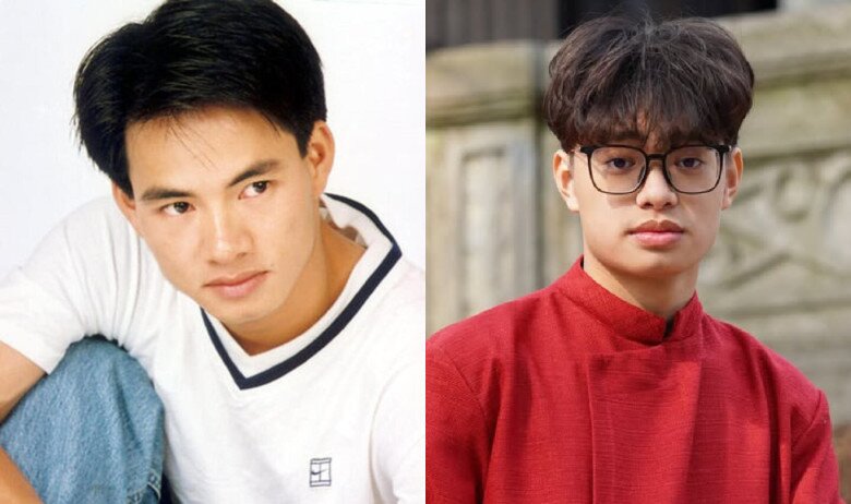 Khánh Minh được nhận xét là bản sao y chính của bố.