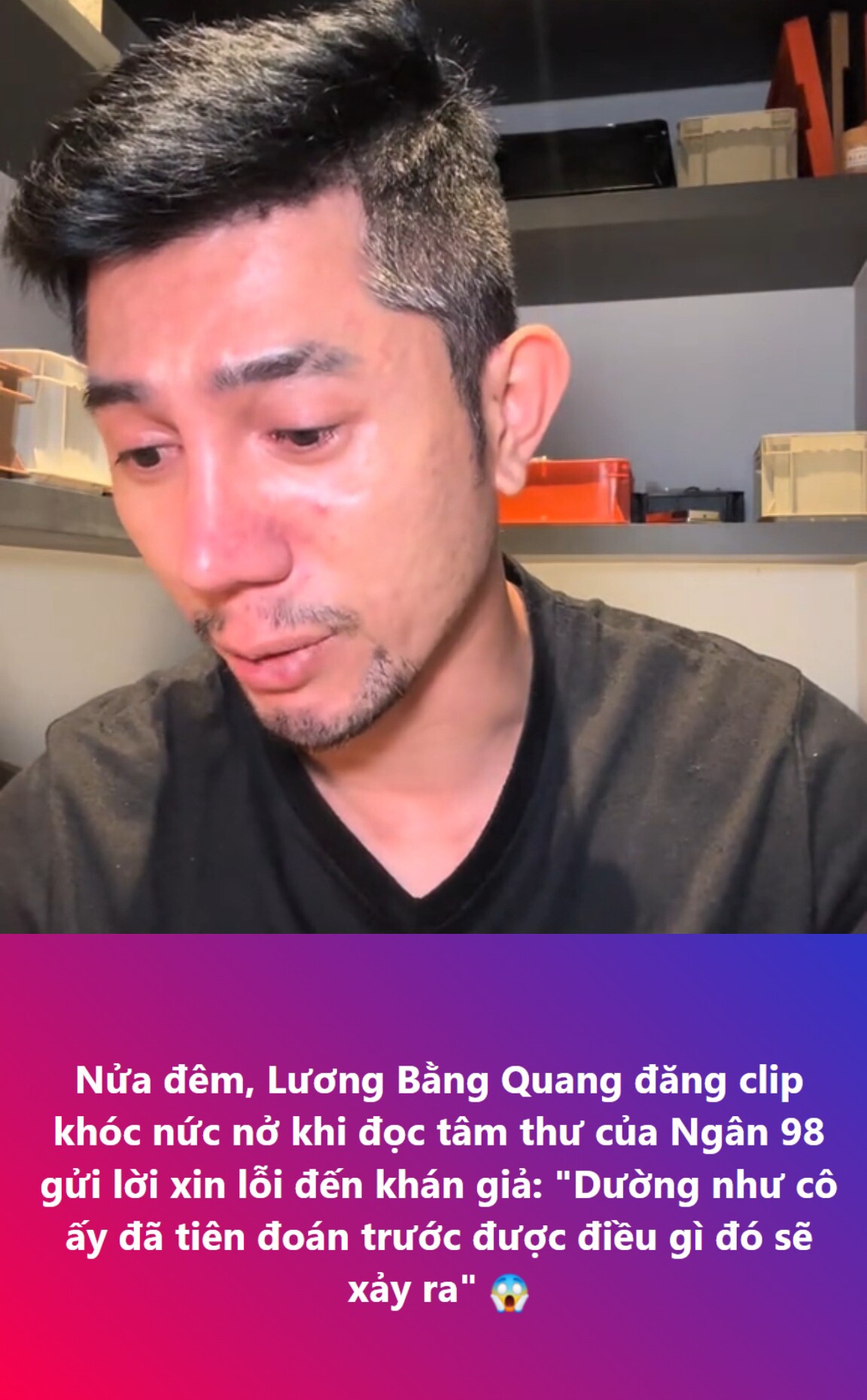 Video đọc tâm thư của Lương Bằng Quang gây xôn xao mạng xã hội.