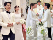Giải trí - Showbiz Việt có thêm "nàng dâu hào môn": Chế Nguyễn Quỳnh Châu làm đám cưới với chồng chủ tịch tại nhà thờ