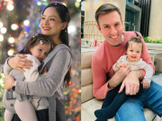 Giải trí - Lan Phương và chồng Tây cũ cùng dành thời gian cho 2 con gái hậu ly hôn, Lina - Mia đón Giáng sinh ở 2 nhà