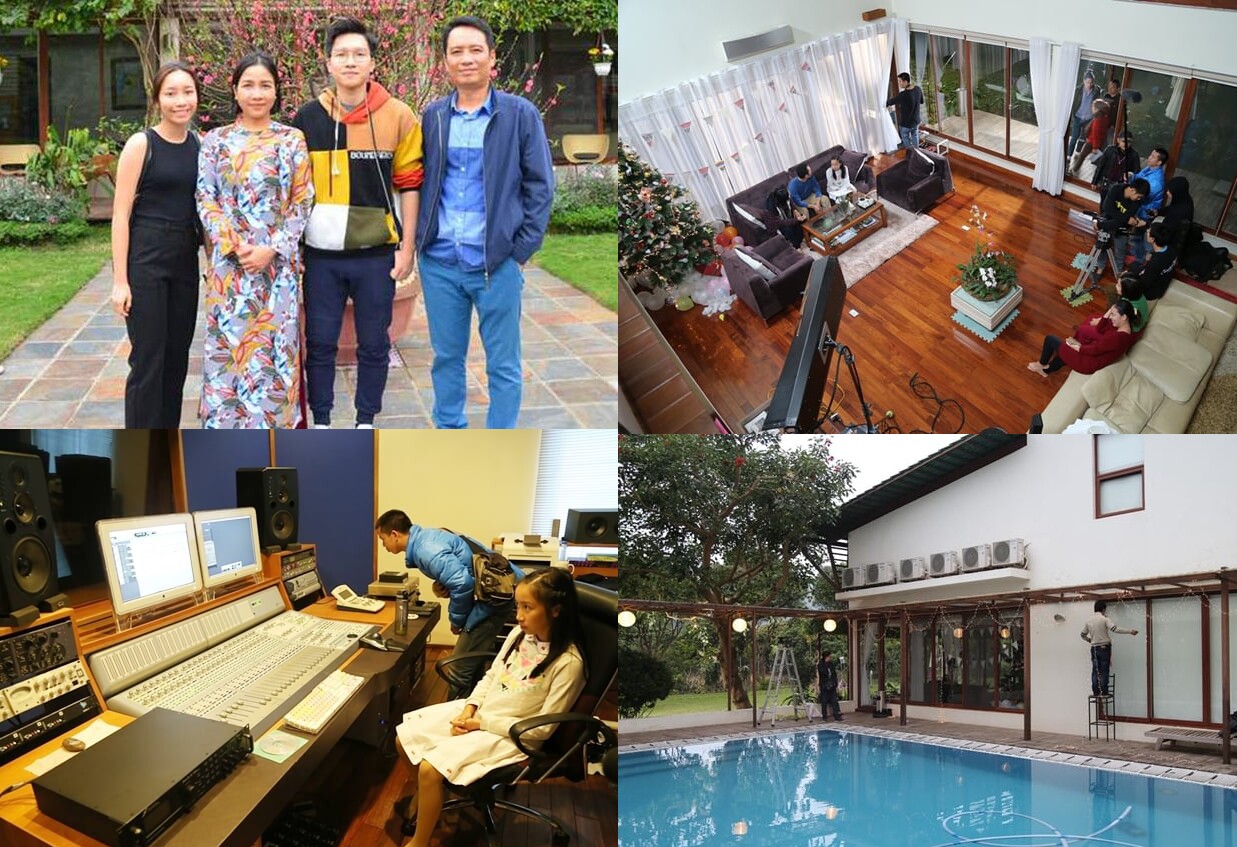 Cơ ngơi của diva đầy đủ tiện nghi nhưng vẫn thoáng mát, gần gũi với thiên nhiên.