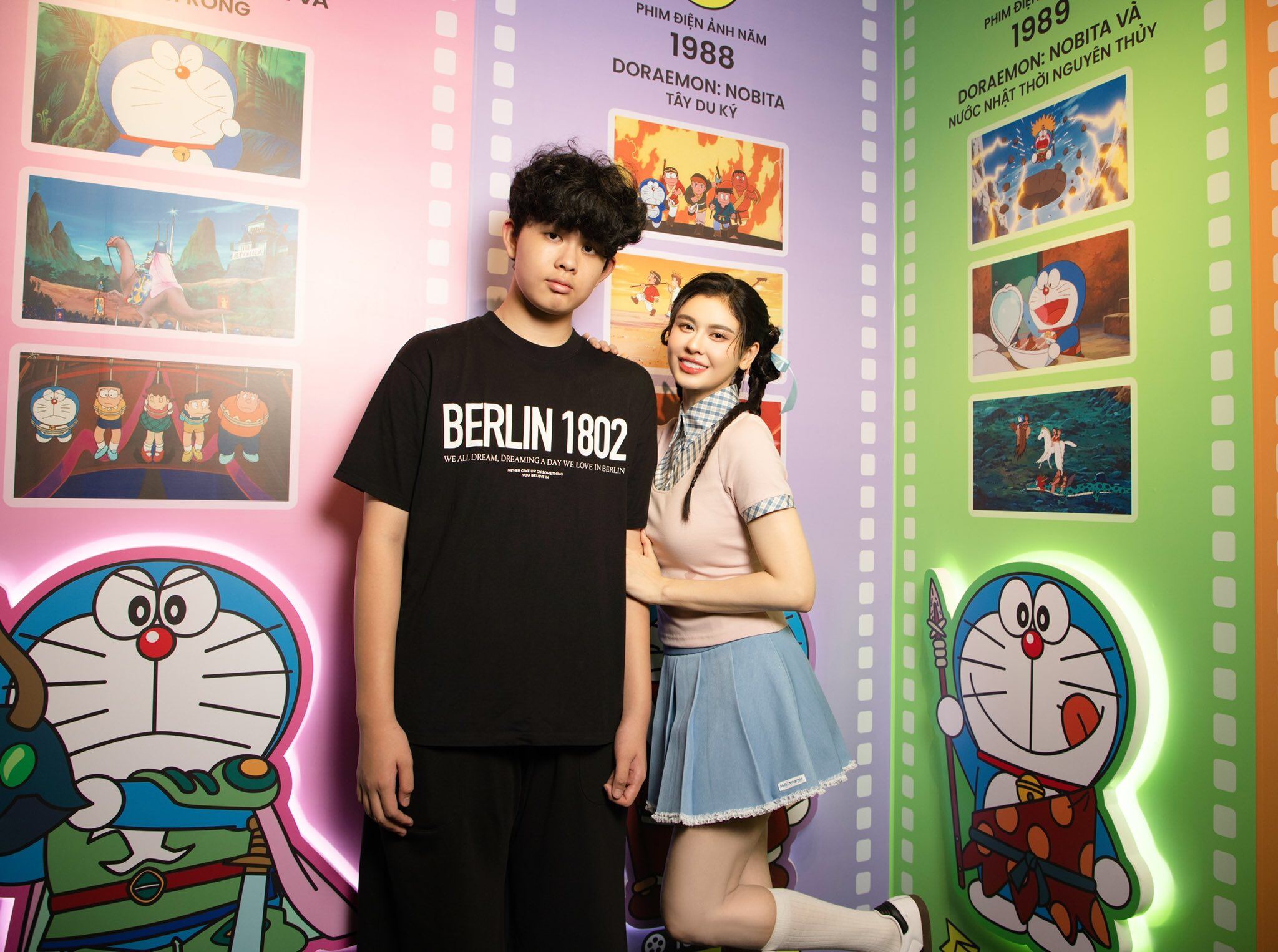 Ở tuổi 13, Sushi bỏ xa mẹ về chiều cao.