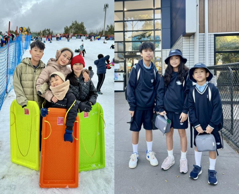 Ốc Thanh Vân sẵn sàng đưa các con sang Úc để phát triển ở môi trường quốc tế.